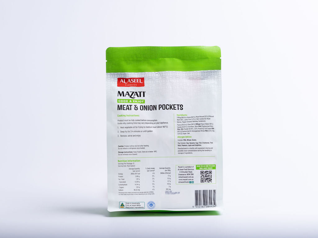 Meat & Onion Pockets