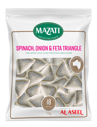 Spinach, Onion & Feta Triangles